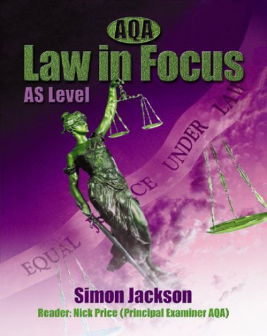 Aqa Law in Focus: As Level (9781902796659) by [???]