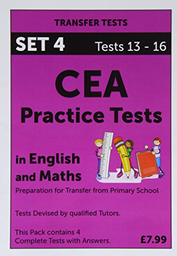 9781902858166: Tests 13 - 16 (Pack 4) (CEA Practice Tests in English and Maths)