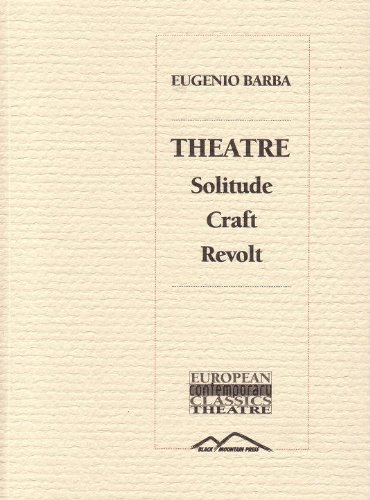 Stock image for Theatre - Solitude, Craft, Revolt for sale by Better World Books Ltd