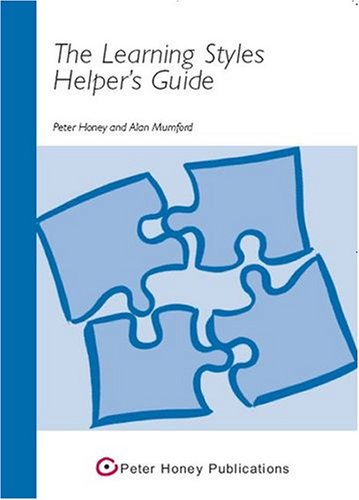 9781902899282: Learning Styles Helpers Guide - 1037 (Peter Honey Publications)