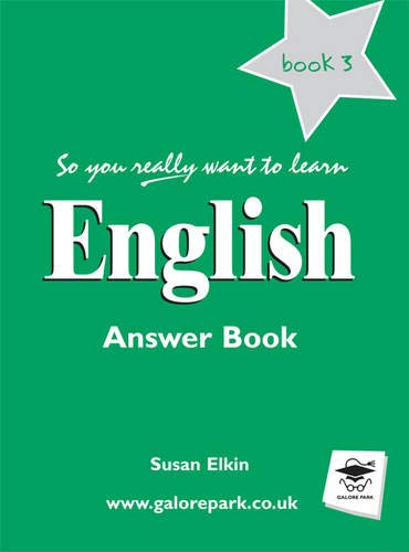 Stock image for So You Really Want to Learn English Book 3 Answer Book: Bk. 3 for sale by WorldofBooks