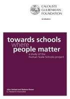 Stock image for Human Scale Schools for sale by GreatBookPrices