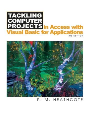 Stock image for Tackling Computer Projects with Visual Basic for Applications for sale by Reuseabook