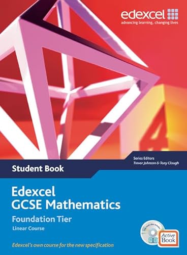 Imagen de archivo de Edexcel GCSE Maths 2006: Linear Foundation Student Book and Active Book with CDROM a la venta por AwesomeBooks