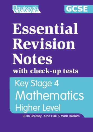 Imagen de archivo de Essential Revision Notes for GCSE Higher Mathematics a la venta por Goldstone Books