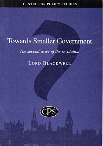 9781903219300: Towards Smaller Government