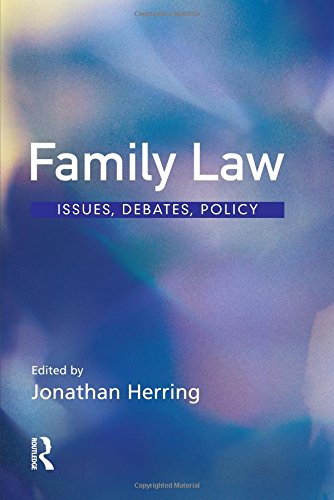 Stock image for Family Law: Issues, Debates and Policy for sale by Chiron Media