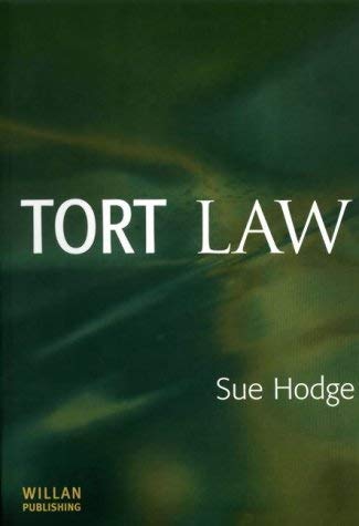Tort Law: A-Level Law (9781903240236) by Sue Hodge