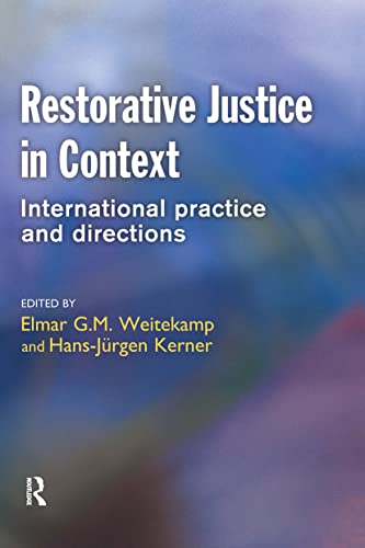 Stock image for Restorative Justice in Context for sale by Booksavers of Virginia