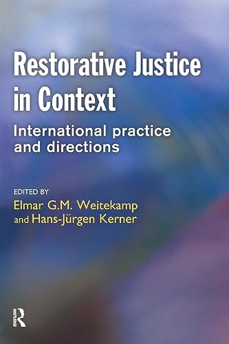 Stock image for Restorative Justice in Context for sale by Better World Books Ltd