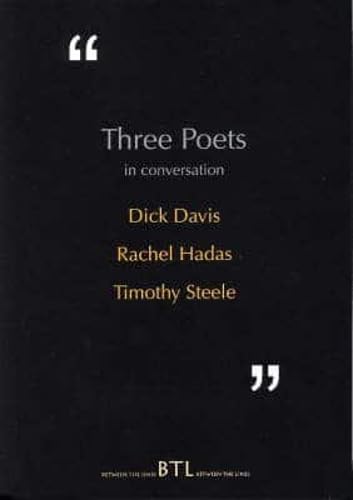Stock image for Three Poets in Conversation for sale by Blackwell's