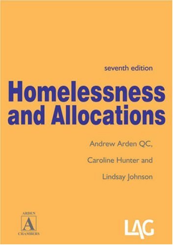 Imagen de archivo de Homelessness and Allocations a la venta por WorldofBooks