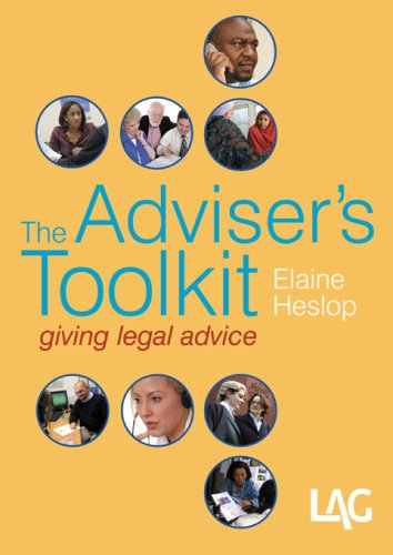 Beispielbild fr The Adviser's Toolkit - Giving Legal Advice zum Verkauf von WorldofBooks