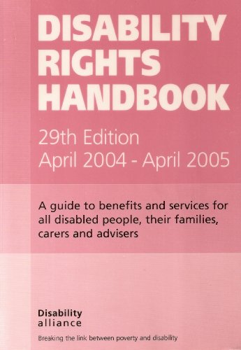 9781903335192: Disability Rights Handbook: A Guide to Benefits and Services for All Disabled People, Their Families, Carers and Advisers