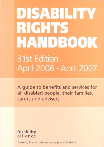 9781903335307: DISABILITY RIGHTS HANDBOOK (Disability Rights Handbook: A Guide to Benefits and Services for All Disabled People, Their Families, Carers and Advisers)