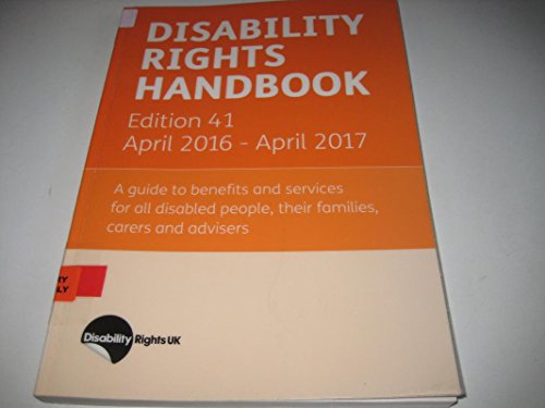 Beispielbild fr Disability Rights Handbook: April 2016 - April 2017 zum Verkauf von WorldofBooks