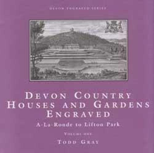 Stock image for Devon Country Houses and Gardens Engraved: Pt. 1 for sale by WorldofBooks