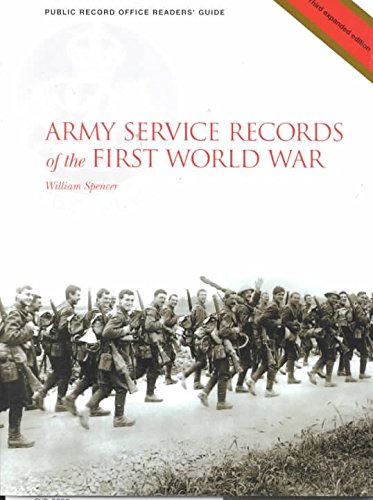Beispielbild fr Army Service Records of the First World War (Public Record Office Readers Guide): No 13 zum Verkauf von WorldofBooks