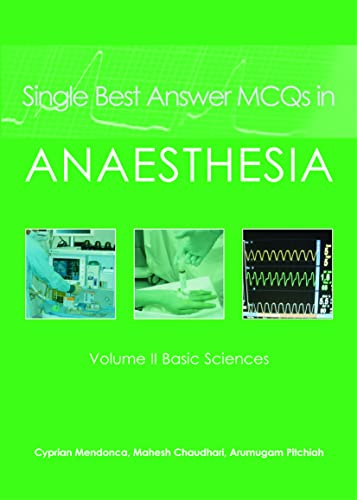 9781903378830: Single Best Answer MCQs in Anaesthesia:: Basic Sciences (2)
