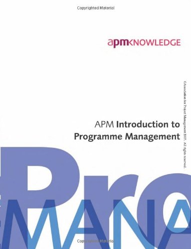 Stock image for APM Introduction to Programme Management for sale by Phatpocket Limited