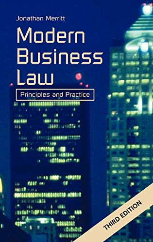 Imagen de archivo de Modern Business Law a la venta por PBShop.store US