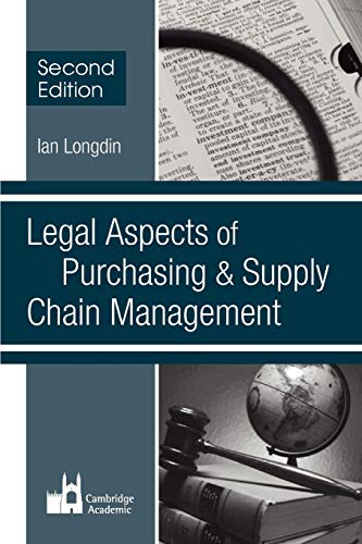 Imagen de archivo de Legal Aspects of Purchasing and Supply Chain Management: Second Edition a la venta por Chiron Media