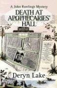 Stock image for Death at Apothecaries' Hall for sale by WorldofBooks
