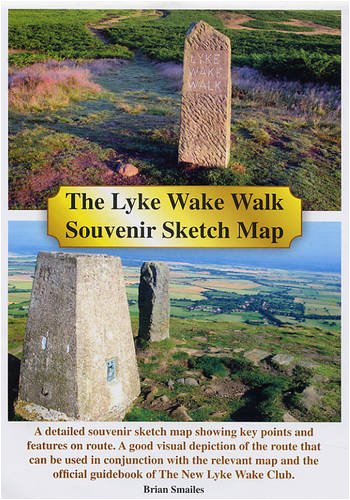 Stock image for The Lyke Wake Walk Souvenir Sketch Map for sale by Blackwell's