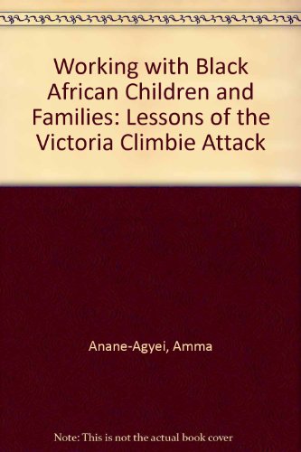9781903616215: Working with Black African Children and Families: Lessons of the Victoria Climbie Attack