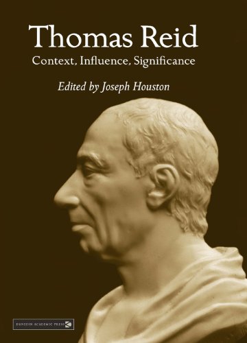 Beispielbild fr Thomas Reid: Context,Influence,Significance zum Verkauf von Regent College Bookstore