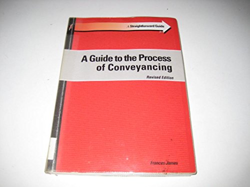 9781903909478: A Straightforward Guide to the Process of Conveyancing