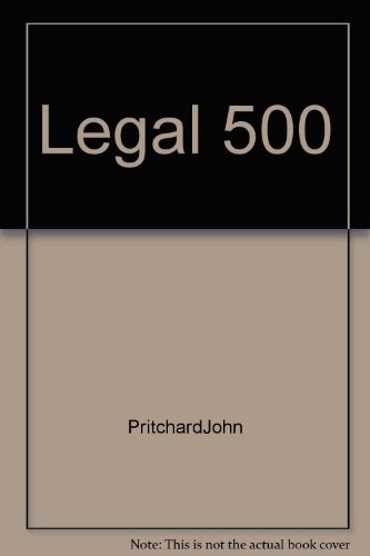 Legal 500 (9781903927328) by Pritchard, John