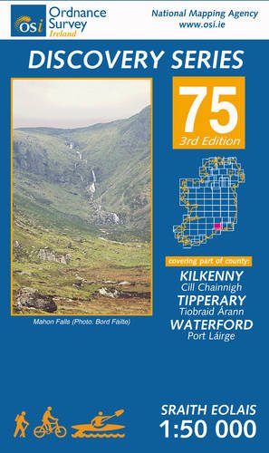 Stock image for Kilkenny, Tipperary, Waterford (North) (Irish Discovery Maps Series): Sheet 75 (Irish Discovery Series) for sale by WorldofBooks