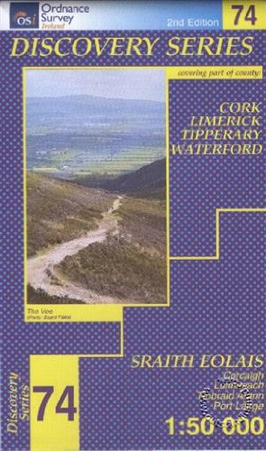 Stock image for Cork, Limerick, Tipperary, Waterford (Irish Discovery Maps Series): Sheet 74 (Irish Discovery Series) for sale by WorldofBooks