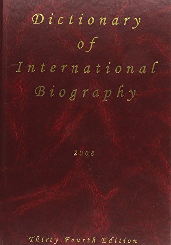 9781903986301: Dictionary of International Biography