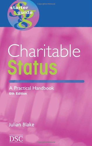 Beispielbild fr Charitable Status: A Practical Handbook zum Verkauf von Goldstone Books