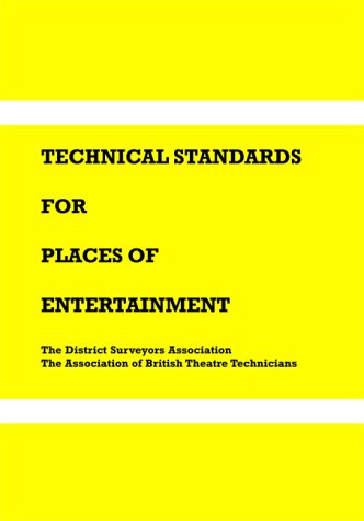 9781904031055: Technical Standards for Places of Entertainment