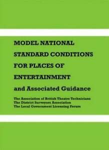 9781904031116: Model National Standard Conditions for Places of Entertainment: And Associated Guidance