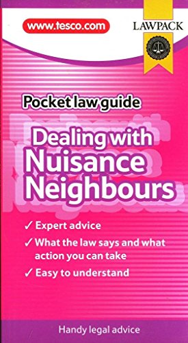 Beispielbild fr Dealing with Nuisance Neighbours zum Verkauf von Reuseabook