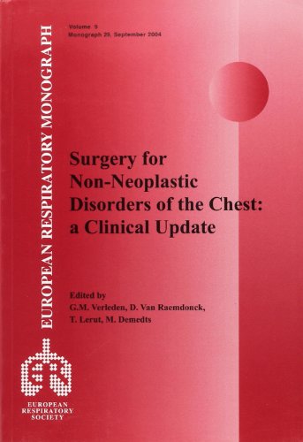 Imagen de archivo de Surgery for Non-Nedplastic Disorders of the Chest: A Clinical Update (European Respiratory Monograph) a la venta por medimops