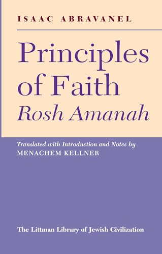 Stock image for Principles of Faith (The Littman Library of Jewish Civilization) for sale by Ria Christie Collections