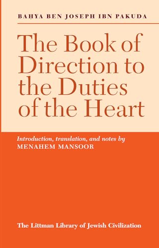 9781904113232: Littman Book of Direction to the Duties of the Heart (The Littman Library of Jewish Civilization)