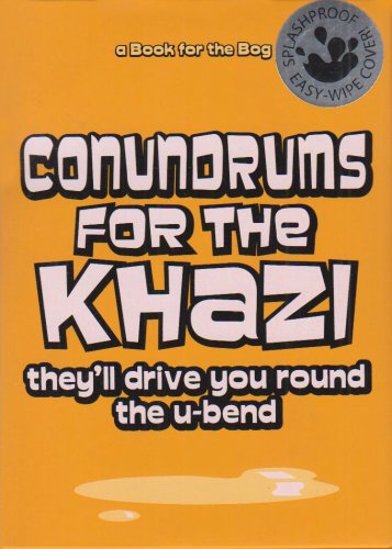 Stock image for Conundrums for the Khazi (Bathroom Books) for sale by Wonder Book