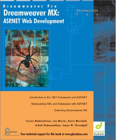 Stock image for Dreamweaver MX: ASP.NET Web Development for sale by Green Street Books