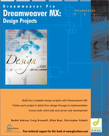 Imagen de archivo de Dreamweaver MX: Design Projects (Toolset S.) a la venta por WorldofBooks