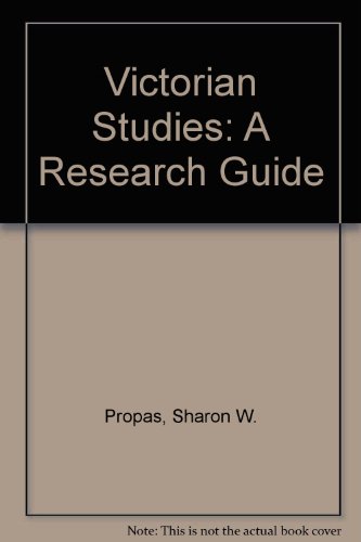 Stock image for Victorian Studies: A Research Guide for sale by Great Matter Books