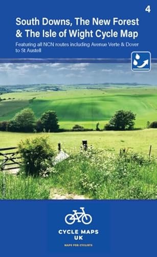 Imagen de archivo de South Downs, The New Forest, and The Isle of Wight Cycle Map 4 a la venta por Blackwell's