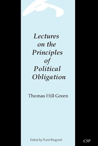 Imagen de archivo de Lectures on the Principles of Political Obligation a la venta por Best and Fastest Books