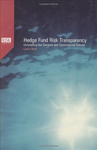 Stock image for Hedge Fund Risk Transparency for sale by HPB-Red