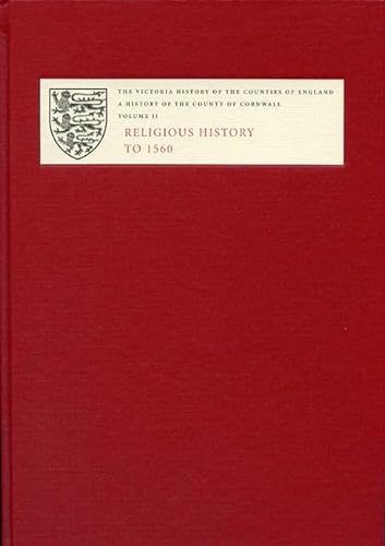 9781904356127: A History of the County of Cornwall: Religious History to 1560 (2)